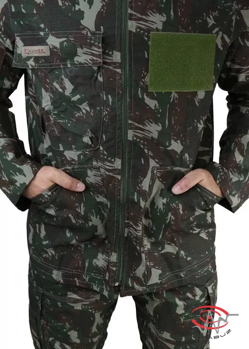 Gandola Tatica de Combate Camuflagem EB C/ Botões