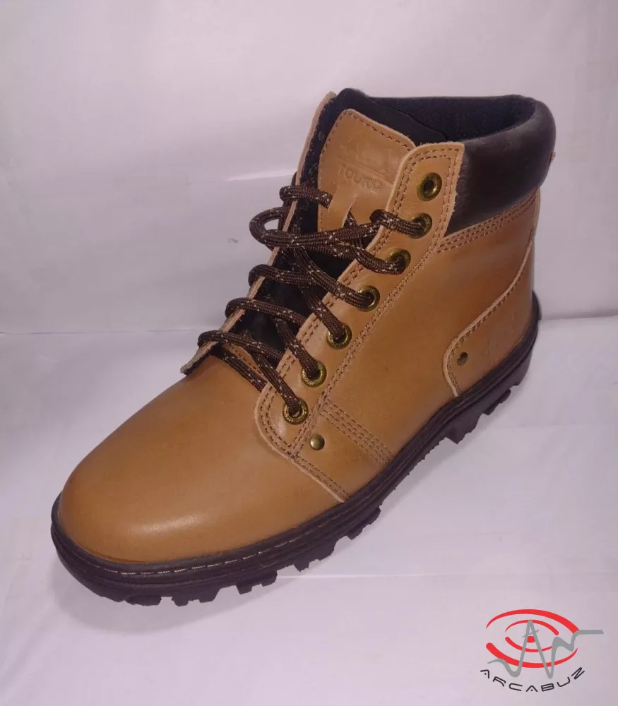 Bota Couro Marron Touro