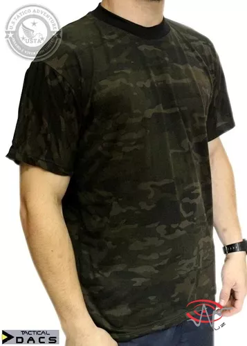 Camiseta Camuflada Multicam Black Tam PP