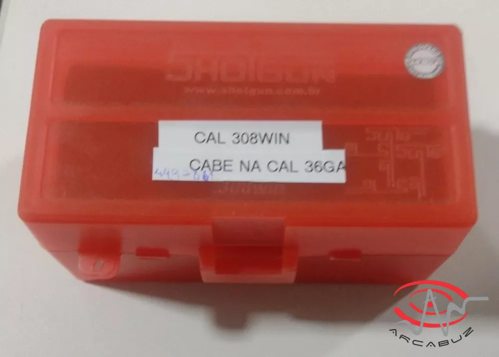 Caixa P/ 50 Munições Cal .308/ .762