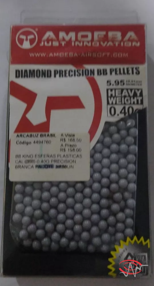 BBS Amoeba Cal 6mm 0,40 Gramas P/ Airsoft