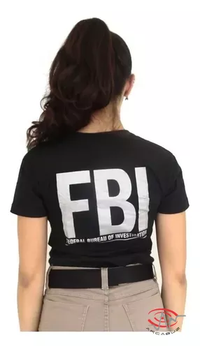 Camiseta Feminina Invictus Baby Look  Estampada FBI